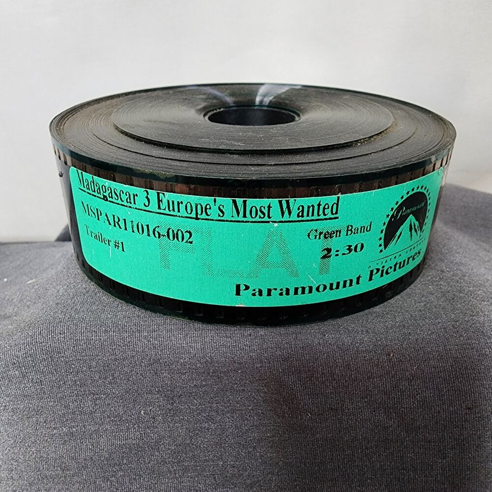 "Madagascar 3 Europe's Most Wanted"--35mm Film Reel-Paramount Pictures